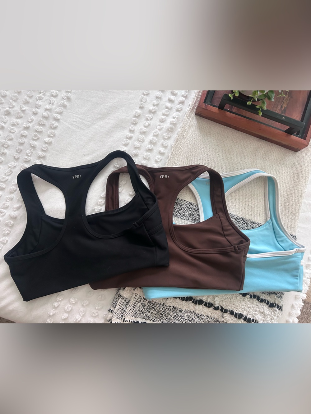 Abercrombie sports bras set of 3- M
